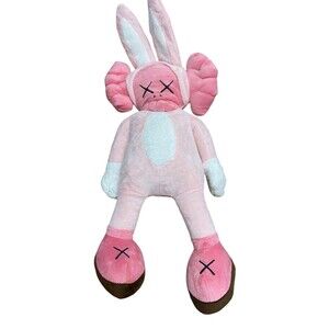 Pink Accomplish Cute Kawed Bunny Ears Figure Plush Toy, Plush Doll  19.5"